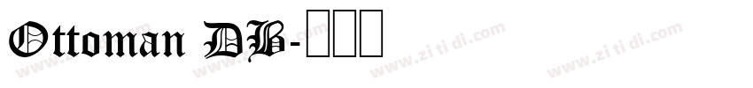 Ottoman DB字体转换